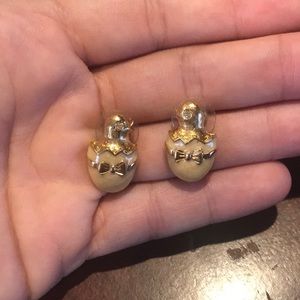 Avon Vintage Hatching Chicks Earrings